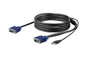 StarTech.com 10ft / 3m USB KVM Cable for Rackmount Consoles - VGA and USB - video / USB cable - 3 m