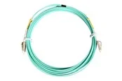 StarTech.com 10Gb Aqua Multimode 50/125 Duplex LSZH Fiber Patch Cable LC-LC