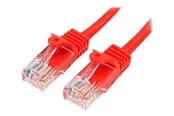StarTech.com 10m Red Cat5e / Cat 5 Snagless Ethernet Patch Cable 10 m - patch cable - 10 m - red - Rot - 10 meter
