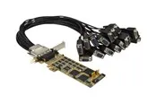 StarTech.com 16 Port PCI Express Serial Card - High-Speed PCIe Serial Card - expansion module