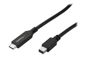 StarTech.com 1.8m / 6 ft USB-C to Mini DisplayPort Cable - 4K 60Hz - Black - external video adapter - STM32F072CBU6 - black