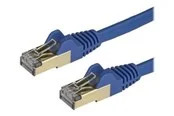 StarTech.com 1m Blue Cat6a / Cat 6a Shielded Ethernet Patch Cable 1 m - patch cable - 1 m - blue - Blau - 1 meter