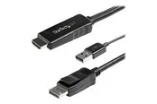 StarTech.com 2 m (6.6 ft.) HDMI to DisplayPort Cable - 4K 30Hz - video cable - DisplayPort / HDMI - 2 m