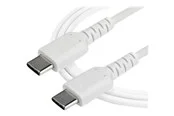 StarTech.com 2 m / 6.6 ft. USB C Cable - White - Aramid Fiber - USB-C cable - 2 m