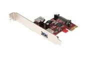 StarTech.com 2 Port PCI Express SuperSpeed USB 3.0 Card - 1 Internal 1 External - USB-Adapter