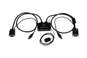 StarTech.com 2 Port USB VGA Kabel KVM Switch