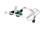StarTech.com 24in Internal USB Motherboard Header zu 2 Port Serial RS232 Adapter - Seriell Adapter