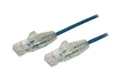 StarTech.com 2.5m CAT6 Cable - Blue Slim CAT6 Patch Cord - Snagless - LSZH - patch cable - 2.5 m - blue - Blau - 2.5 meter