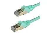 StarTech.com 2m Aqua Cat6a / Cat 6a Shielded Ethernet Patch Cable 2 m - patch cable - 2 m - aqua - Grün - 2 meter