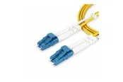 StarTech.com 3m (9.8ft) LC to LC (UPC) OS2 Single Mode Duplex Fiber Optic Cable - patch cable - 3 m - yellow - Gelb - 3 meter
