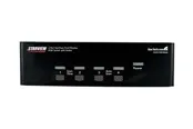 StarTech.com 4 Port Dual DVI USB KVM Switch w/ Audio & USB Hub - KVM / Audio / USB Switch - 4 Anschlüsse
