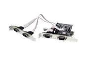 StarTech.com 4 Port Native PCI Express RS232 Serial Adapter Card mit 16550 UART - Seriell Adapter
