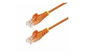 StarTech.com 50cm Orange Slim CAT6 Ethernet Cable Snagless 28AWG LSZH - patch cable - 50 cm - orange - Orange - 0.5 meter