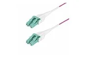 StarTech.com 5m (16.4ft) LC/LC (UPC) OM4 Multimode Fiber Optic Cable - patch cable - 5 m - erika violet - Lila - 5 meter