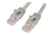 StarTech.com 5m Grey Cat5e / Cat 5 Snagless Patch Cable 5 m - patchkabel - 5 m - grå - Grau - 5 meter