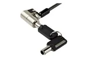 StarTech.com 6' (2m) 3-in-1 Universal Laptop Cable Lock - Keyed Security Lock for K-Slot Nano & Wedge Slot Desktop/Laptop - Anti-Theft security cable lock