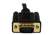 StarTech.com 6ft HDMI to VGA active converter cable HDMI to VGA adapter - video transformer - sort