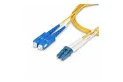 StarTech.com 7m (23ft) LC to SC (UPC) OS2 Single Mode Duplex Fiber Optic Cable - 7 m - yellow - Gelb - 7 meter