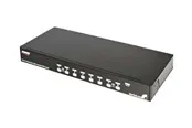 StarTech.com 8 Port 1U Rack Befestigungskit USB KVM Switch Kit mit OSD und Kabel - KVM Switch - 8 Anschlüsse