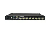 StarTech.com 8-Port Rackmount KVM Console for Server Rack - 19 in. - 1U - KVM console - 19"