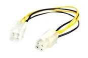 StarTech.com ATX12V 4 Pin P4 CPU Strom Extension Kabel - Verlängerungskabel für Strom