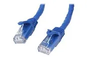 StarTech.com Gigabit Snagless RJ45 UTP Cat6 Patch Cable Cord - patch cable - 5 m - blue - Blau - 5 meter