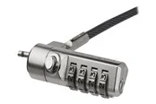 StarTech.com Laptop Cable Lock - Swivel Hinge - 4-Digit Combination Lock security cable lock