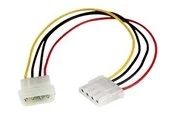 StarTech.com LP4 Power Extension Cable - M/F - power extension cable - 30.48 cm