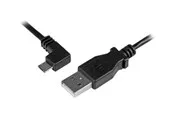 StarTech.com Micro-USB Charge-and-Sync Cable M/M - Left-Angle Micro-USB - USB cable - 50 cm