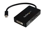 StarTech.com Mini DisplayPort to DisplayPort / DVI / HDMI Multifunction Adapter - adapter för video / ljud - DisplayPort / HDMI / DVI