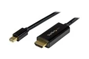 StarTech.com Mini DisplayPort to HDMI Adapter Cable - 5 m (15 ft) - 4K 30Hz - video cable - DisplayPort / HDMI - 5 m