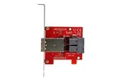 StarTech.com Mini-SAS Adapter - Dual SFF-8643 to SFF-8644 - 12Gbps - SAS internal to external panel