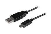 StarTech.com Mobile Auflade Sync USB zu Slim Mikro USB Kabel für Smartphones und Tablets