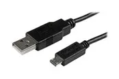 StarTech.com Mobile Auflade Sync USB zu Slim Mikro USB Kabel für Smartphones und Tablets