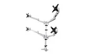 StarTech.com Quad Monitor Mount - Premium - For up to 27" VESA Monitors - desk mount (adjustable arm)
