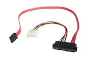 StarTech.com SAS 29 Pin zu SATA Kabel mit LP4 Strom