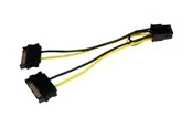 StarTech.com SATA Strom zu 6 Pin PCI Express Video Card Strom Kabel Adapter - strömkabel