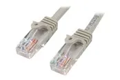 StarTech.com Snagless Cat 5e UTP Patch Cable - patch cable - 3 m - grey - Grau - 3 meter