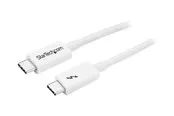 StarTech.com Thunderbolt 3 (20Gbps) USB C Cable - White - 1m