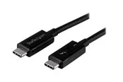 StarTech.com Thunderbolt 3 (40Gbps) USB C Cable - Black - 50cm