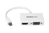 StarTech.com Travel A/V adapter: 2-in-1 Mini DisplayPort to HDMI or VGA converter video transformer