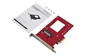 StarTech.com U.2 to PCIe Adapter for 2.5" U.2 NVMe SSD - SFF-8639 - x4 PCI Express 3.0 - interfaceadapter - Ultra M.2 Card - PCIe 3.0 x4