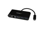 StarTech.com US1GC303APD USB-C to Ethernet Adapter with 3-Port USB 3.0 Hub and Power Delivery