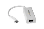 StarTech.com US1GC30W USB-C to Gigabit Ethernet Adapter White Thunderbolt 3 Compatible