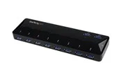 StarTech.com USB 3.0 Hub 10-Port with Charge and Sync Ports USB-Hubs - USB 3.2 - 10 - Schwarz