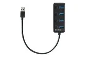 StarTech.com USB 3.0 Hub 4-port USB-Hubs - USB 3.0 - 4 - Schwarz