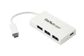StarTech.com USB-C Hub 4-Port USB-Hubs - USB 3.0 - 4 - Weiß
