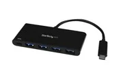 StarTech.com USB C Hub with PD 2.0 4-Port USB-Hubs - 4 - Schwarz