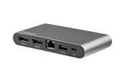 StarTech.com USB C Multiport Adapter - Dual 4K DP - Windows - 2xA - PD - docking station - 2 x DP
