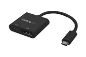 StarTech.com USB C to DisplayPort Adapter with USB Power Delivery - 4K 60Hz ekstern videoadapter - Parade PS171 - sort